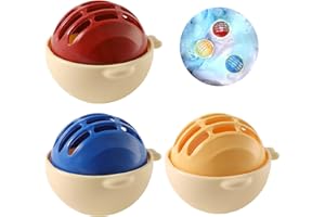 MARJORAMY Atrapa Pelos Lavadora,3 Piezas Bolas de Lavado para Lavadora, Recogedor de Cabello para Lavadora,Removedor de pelo para mascotas, Quita Pelos Mascota,Para Lavadora y Secadora