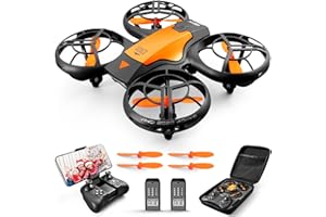 4DRC V8 720P Drone con Telecamera HD FPV, Quadricottero RC con Telecomando, Funzione Hovering, modalità Senza Testa, 3D Flip, Decollo/Atterraggio a Un Tasto, Adatto ai Principianti e Bambini