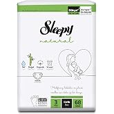 Sleepy Natural 2'li Jumbo Bebek Bezi 3 Numara Midi 68 Adet