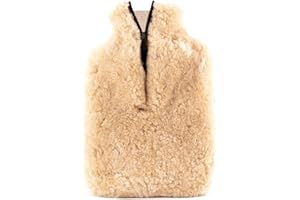 Shepherd of Sweden | Kerri Genuine Sheepskin Luxurious Hot Water Bottle Cover | Large W:22cm x H:34cm | Chestnut
