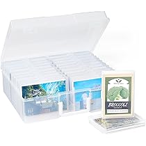 Lifewit Photo Storage Box 13x18cm 5r Photo Case, 9 Insert