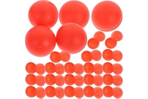 Amosfun Lotterie Ball Lotterie Lot de 25 balles creuses en plastique 40 mm