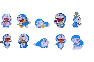 Amasukami 10 Imanes para Nevera de Minamoto Shizuka Imanes para Nevera de Nobita Nobi Imanes para Nevera de Dorami | de Carácter Animado