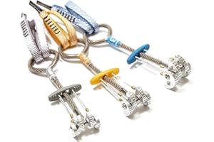 Kouba Set Medium Flex Single Axle Camming Device | Trad Rock Climbing Gear | Sizes 1, 2, 3 Cams | EN12276 Rated Mountaineering Protection