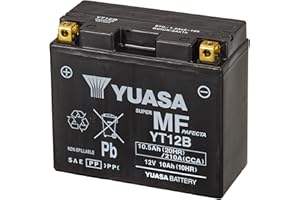Yuasa YT12B Batterie moto 12 V AGM VRLA 210 CCA sans entretien