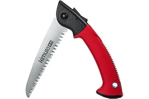 Sega da potatura pieghevole Kimura ® Pro Sega giapponese SK5 resistente di alta qualità, impugnatura ergonomica morbida e antiscivolo, sega pieghevole leggera ideale per rami, rifilatura, campeggio,