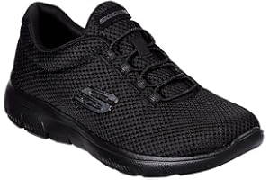 Skechers Cumple Las cumbres Mujeres Slip-on Entrenadores - Negro - UK 2.5