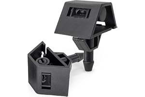 Click&Fit Windscreen Washer Nozzles Compatible with Nissan Qashqai J10 J11 from 2007 to 2018 – Wiper Washer sprayers Replaces 28932JD000 289306MA0A, 2-pcs