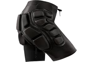doorslay Pantalones cortos acolchados protectores de snowboard para esquí