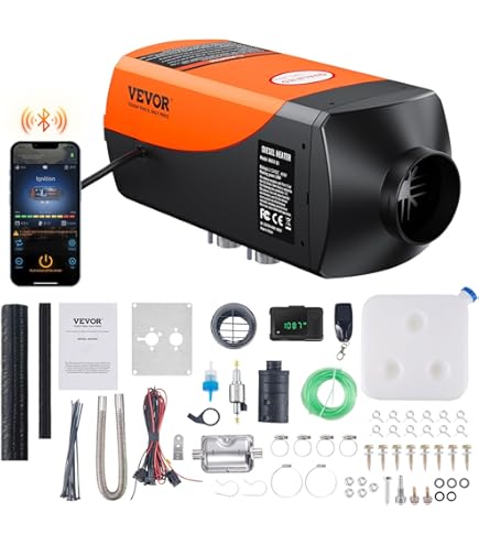 VEVOR Tuyau D'Échappement Pour Chauffage Diesel En Acier Inoxydable 198