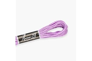 Premium Embroidery Thread Luca-S, 100% Giza Cotton, Oeko TEX Certified Stranded Cotton - 117 / DMC 554 / Anchor 96