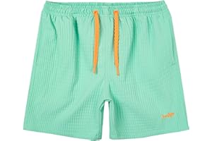 CALBOUNT Boys' Swimming Shorts Beach Mesh Shorts Lightweight Swimming Shorts with Mesh