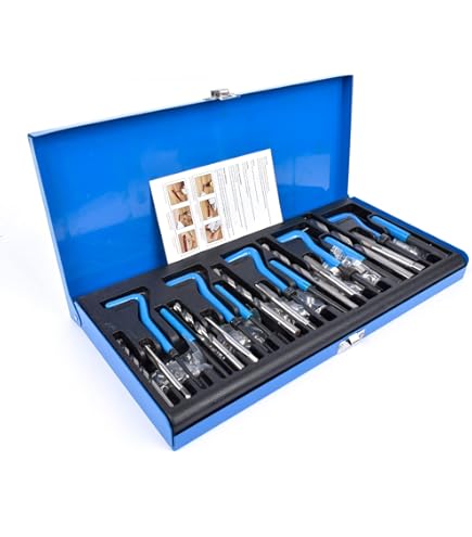 Kit Riparazione Filettature FreeTec - 88 Pezzi Per Motori Auto M6/8/10 - Foto 6