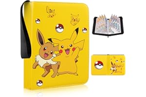 Egmelos 50 Seiten Sammelalbum, Wunderschön Bedrucktes PU-Cover-Album, Sammelkarten Album mit Reißverschluss, Karten Halter Ordner Buch Hält 400 Karten