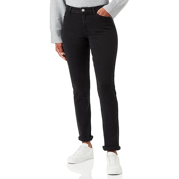 PIECES straight high waist broek beige