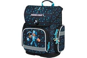 Baagl Schulranzen Jungen Mädchen für 1. Klasse (oder 2.Klasse), Ergo Schultasche Jungs Mädchen Grundschule, Leichter Kinder Ranzen Tornister Schulrucksack mit Brustgurt