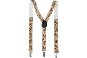 NiceYnn Bretelles Homme Larges Réglable avec 3 Robuste Clips pour Hommes et Femmes Y Forme Élastique Sangles 2.5 cm Noël Halloween Carnaval Mariage Festival