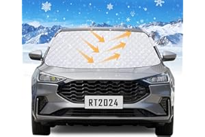 Range Tour Car Windshield Cover, Automotive Windscreen Cover for Snow Ice Sun Frost Dust Cover Car Protector for Winter Summer(146x114cm)