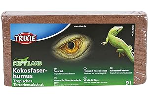 Trixie Substrat en Fibres de Noix de Coco compressée, 9 l