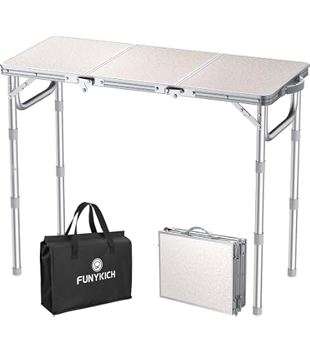 Table pliante rectangulaire en aluminium Marius mat gris anthracite H. 73cm x l. 80cm - CITY GARDEN