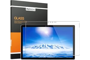 MEGOO Surface Pro 3 Screen Protector, Tempered Glass, Ultra Clear, Anti-Scratch, Friendly Touching Screen Shield - Perfect For Microsoft Surface Pro 3 (12 Inch 1631 model)