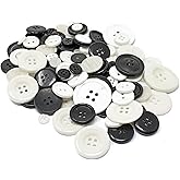 Yellow Buttons In Mixed Sizes - 100g Bag - Foto 8