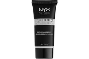 ‎NYX PROFESSIONAL MAKEUP NYX Professional Makeup Studio Perfect Primer - Clear, Makeup Primer, Ebenmäßiger Teint, Vermindert feine Linien und Poren, Vegane Formel