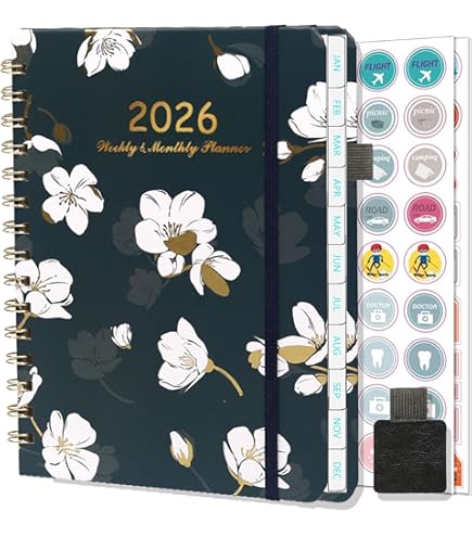 Weekly Planner 2026 Burde Doodle A5 2025/2026 - Agenda Hebdomadaire Pour Enseignants, Étudiants Et Professionnels Agenda Planner 2025 2026