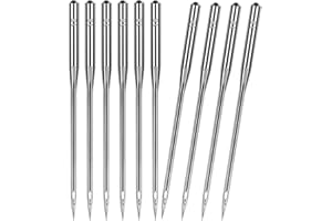AELMIYW 30 Pcs Universal Size 110/18 Heavy Duty Sewing Machine Needles, Quliting Sewing Machine Needles for Leather, Compatible with Kind of Home Sewing Machine
