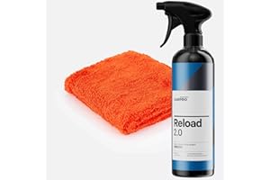 Fiwiko® Kit + Reload 2.0 Spray Sellador Nuevo Performance 500 ml CarPro + Microfibra Drying 40 x 40 cm 500 gsm