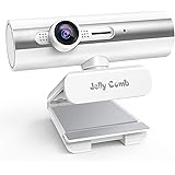 Jelly Comb HD USB Computer Webcam 1080P Web Camera with Built-in Microphone for Skype, Video Calling, Conferencing, Recording