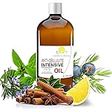 Potente Olio Intensivo Anticellulite Snellente 1000 ml Olio di Massaggio Dimagrante Drenante Donna Uomo 100% Naturale Penetra