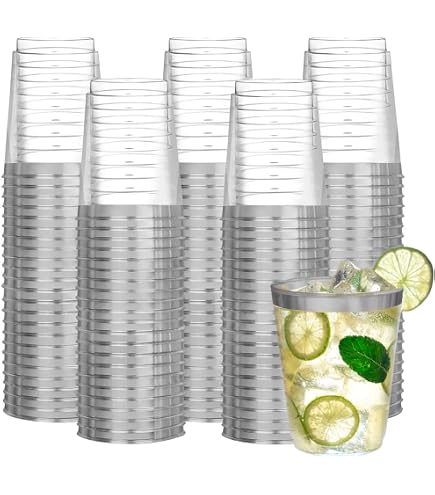 50 Stück Ozean-Motiv Becher, 340 Ml – Wiederverwendbare Kunststoffbecher Mit Meeresschildkröten, Perfekt Für Geburtstags- & Sommerpartys