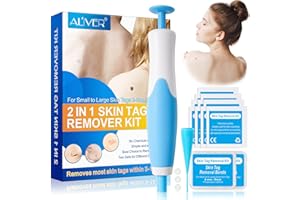 XAYGHE Skin Tag Remover Kit- Auto Skin Tag Remover Pen with 40 Micro and Regular Skin Tag Bands, Painless Skin Tag Remover Device for Small to Large Sized (2mm-8mm) Skin Tags