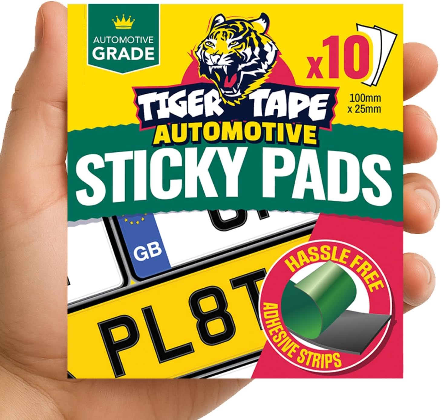 Avis d'Expert & Test Approfondi : Tiger Tape Number Plate Sticky Pads Automotiv (Sélection)