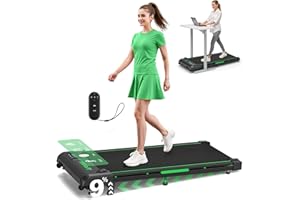 FOUSAE Walking Pad, 1-10 km/h Laufband für Zuhause mit 9% Steigung, 2.5HP Walking Machine mit LED-Anzeige, Fernbedienung, 12 Programes, Doppelter Stoßdämpfung Bis 150kg Belastbar