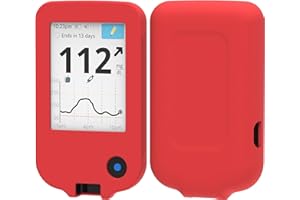 foto-kontor Tasche kompatibel mit Abbott Freestyle Libre 3 Hülle Silikon Schutzhülle rot