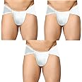 SPENCA Men's Mercerized Cotton Langot (White, Free Size)- Set of 3