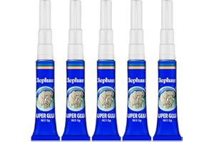 KINTSUKUROI Aquarium Glue, 5Pcs Coral Glue, Aquarium Glue Fish Safe with Tweezers, Quick Drying, Reef Glue for Plants Moss Aquascaping, Water Plant, Moss, Coral, Stone, Wood (5)