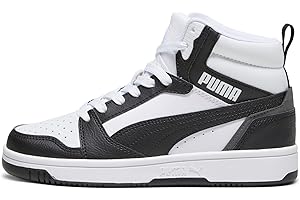 PUMA Rebound V6 Mid Jr, Scarpe da Ginnastica Unisex-Bambini e Ragazzi
