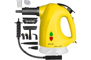 EAVE Nettoyeur Vapeur Multifonctionnel, Nettoyeur Vapeur Portatif avec Verrou Vapeur pour Vapeur Mains Libres, Chauffage Rapide pour le Nettoyage de Surface de Cuisine à Domicile
