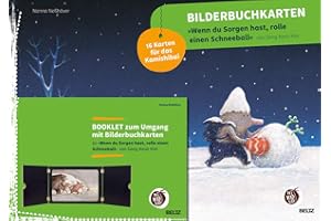 Bilderbuchkarten »Wenn du Sorgen hast, rolle einen Schneeball« von Sang-Keun Kim: 16 Karten für das Kamishibai. Booklet zum Umgang mit Bilderbuchkarten (Beltz Nikolo)