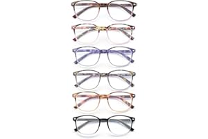 JM Lunettes de Lecture Charnière à Ressort Presbyte Hommes Femmes Carré Lunettes de Vue