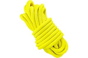 GOPEU 12MM Cuerda de poliéster Alta tenacidad. 10M. Amarillo