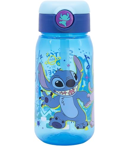 Bicchiere Da Viaggio Stitch Disney 330 Ml – Termico, Antigoccia, Per Bevande Calde/fredde