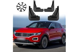 ERMWALR for VW T-ROC 2023-2024 Mud Flaps - Set of 4 No Drilling Required Car Fenders Flexible PP Mud Flap Splash Guard (Vlw TRC 23-24)