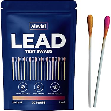 30st Test Swabs Instant Lead Test Kit Wegwerp wattenstaafjes voor looddetectie Keramiek Hout Metaal Vinyl en andere kunststoffen 30st Test Swabs Instant Lead Test Kit Wegwerp wattenstaafjes voor looddetectie Keramiek Hout Metaal Vinyl en andere kunststoffen