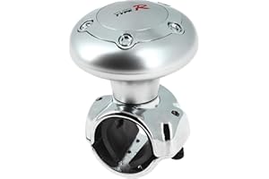 S SUMEX Race Sport 2707096 Type R Aluminium Chrome Car Steering Wheel Aid Knob Power Handle
