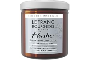 Lefranc Bourgeois Flashe Acrylique Pot 125ml Terre De Sienne Brûlée