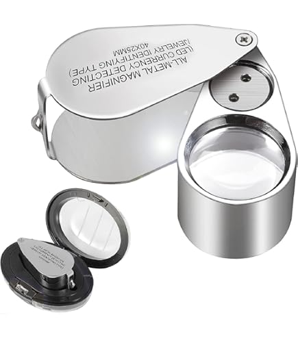 Con Luce AFUNTA Lente D'Ingrandimento Del Gioiello Con Luce A LED, 30X Lente Ingrandimento - Foto 2